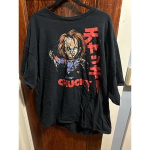 Chucky doll men’s 3X t-shirt